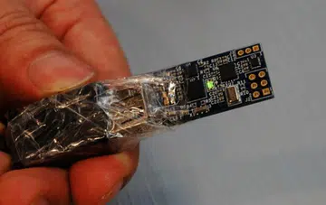 Combining the above sensors into a tiny package is the new 12-axis sensor platform from Freescale. Shown here is just a reference development package but actual implantation can scale down to be even more integrated and compact.