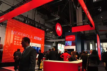 At the Motorola Booth, the Atrix
4G takes center stage, alongside the Laptop Dock. Availability for the
phone has not been confirmed for Asia Pacific yet, but Motorola has
previously mentioned that they are looking at the international market.