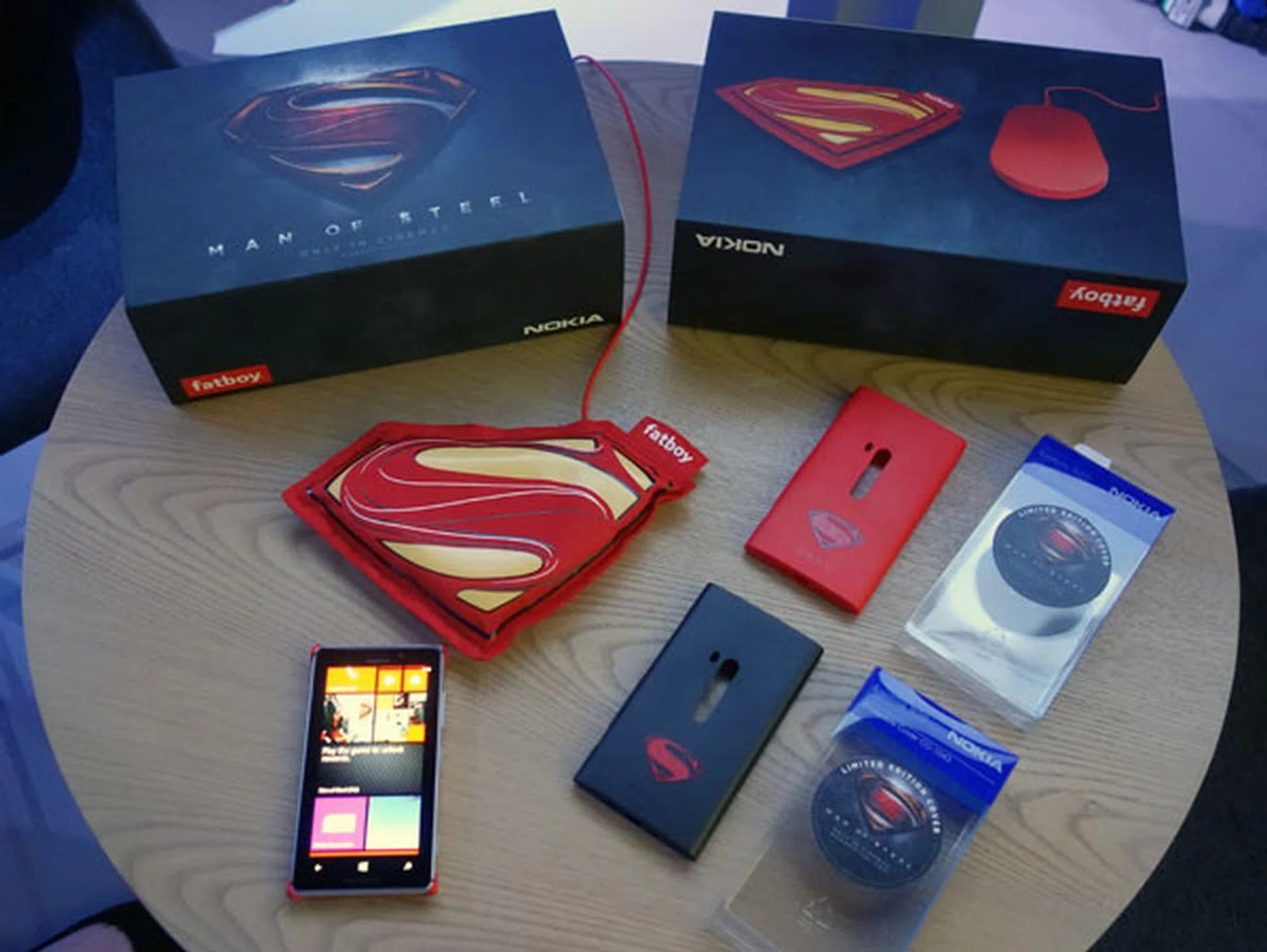Look out for a cross-promotion package between Nokia and the upcoming Man of Steel movie, coming soon to Singapore.