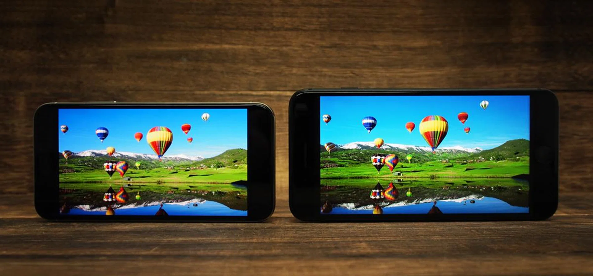 If you want the biggest display you can get on an iPhone, the 8 Plus is still the best choice (as seen on the right, next to the iPhone X).