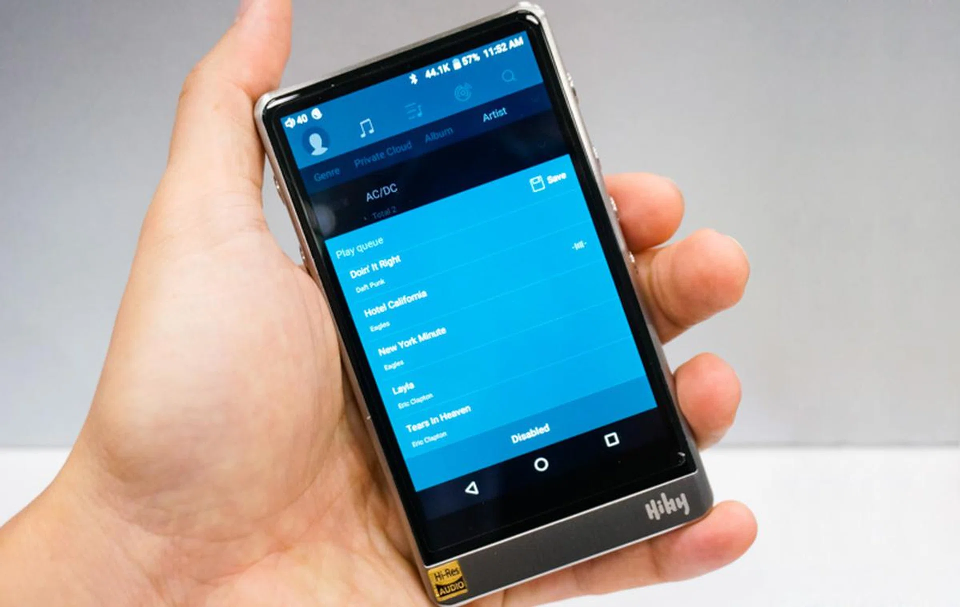 It's a little chunky, but the R6 certainly fits into your palm comfortably.