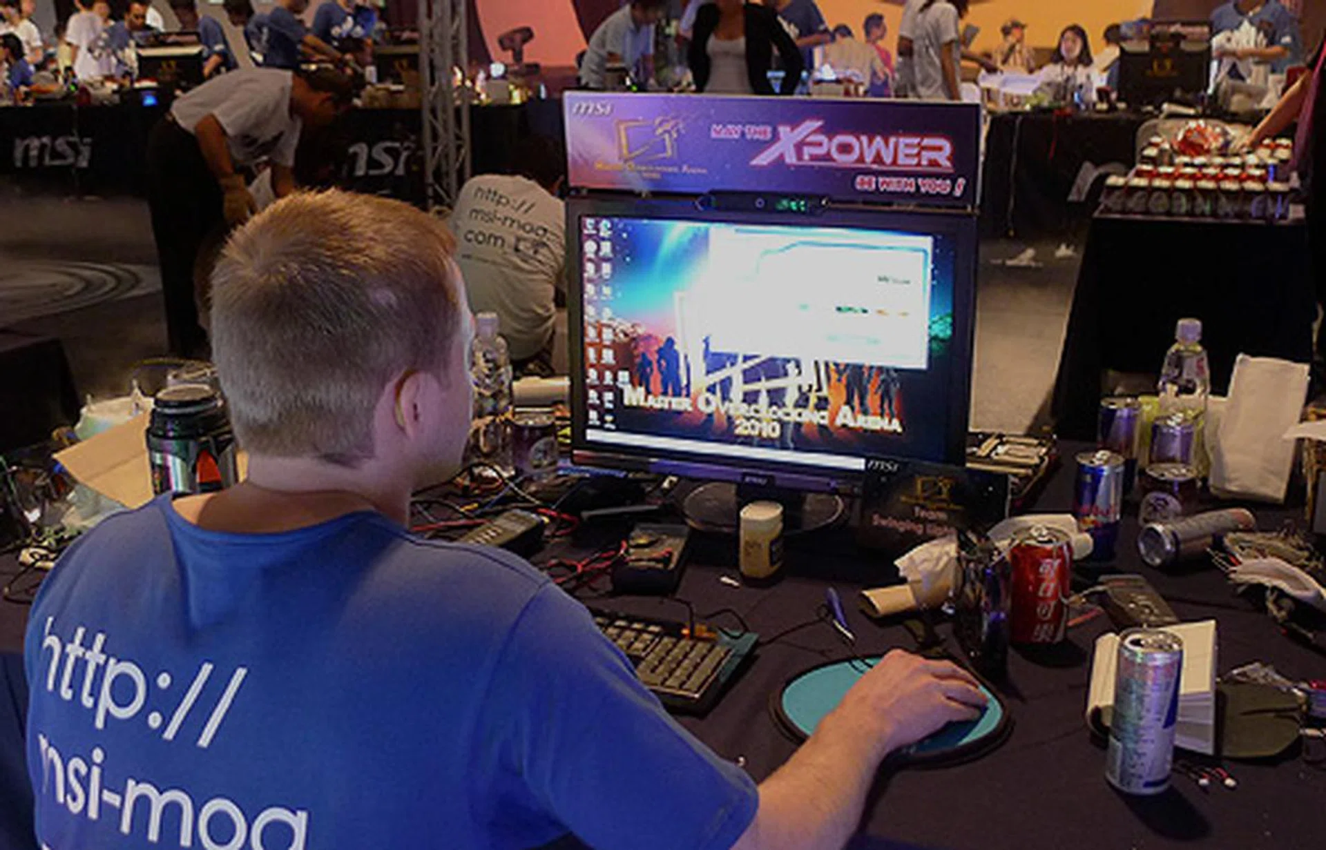 Setting up Vantage and hoping for a successful run.