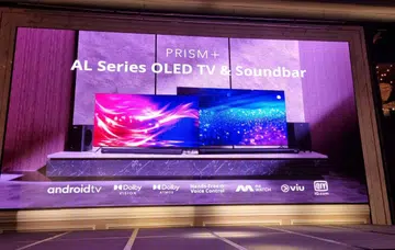 The Alpha series features a 55-inch and 65-inch OLED Smart TV. 