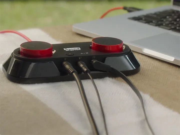 The new Sound Blaster product features two microphone inputs and it's an external device that works with Macs.