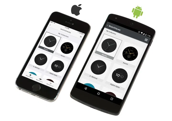 BLOCKS smartwatch is compatible with iOS and Android OS.