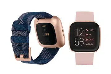 This could be Fitbit's upcoming Versa smartwatch. <br>Image source: @evleaks