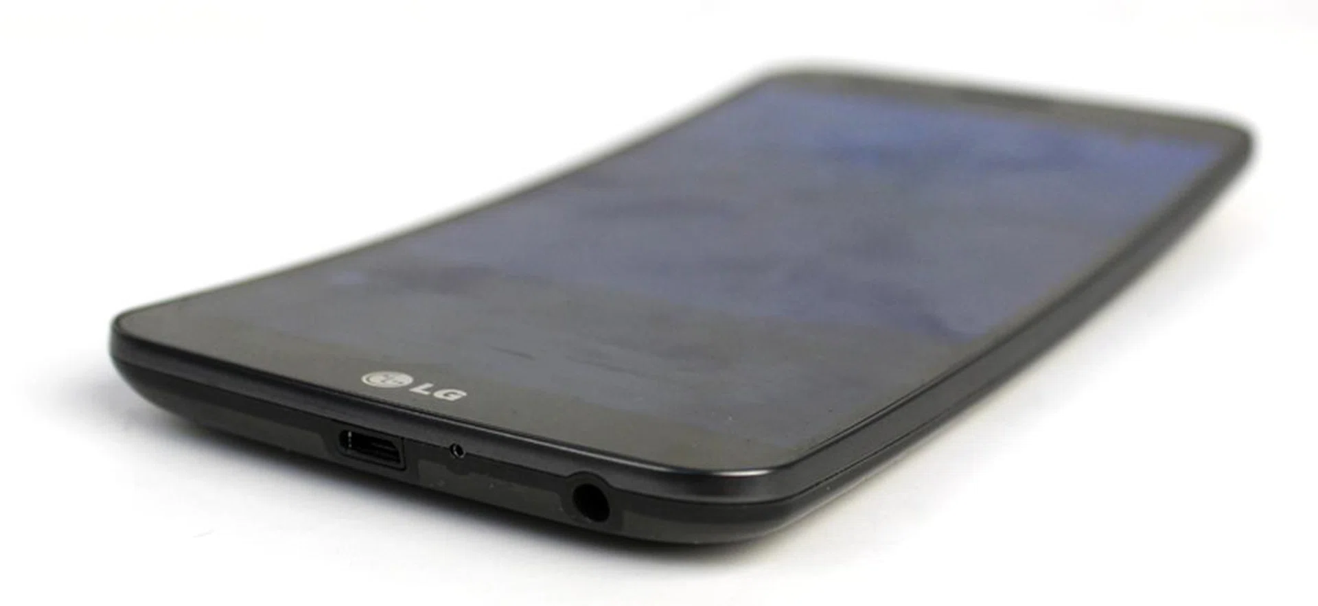 The headphone port and micro-USB port can be found on the lower edge