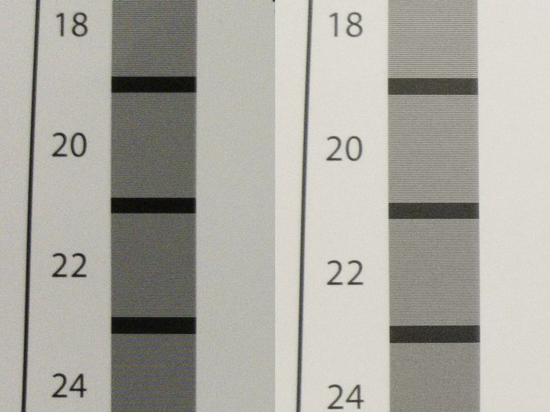 iPhone 7 Plus 28mm raw (left), Samsung Galaxy S7 raw (right)