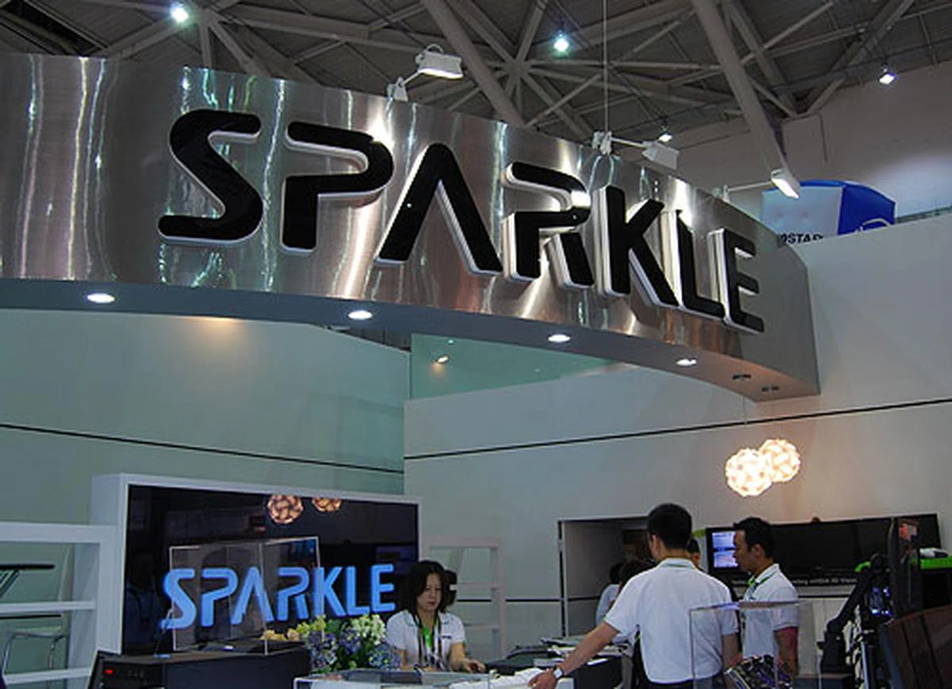 Sparkle and its NVIDIA based graphics cards were the main attractions at its booth. 