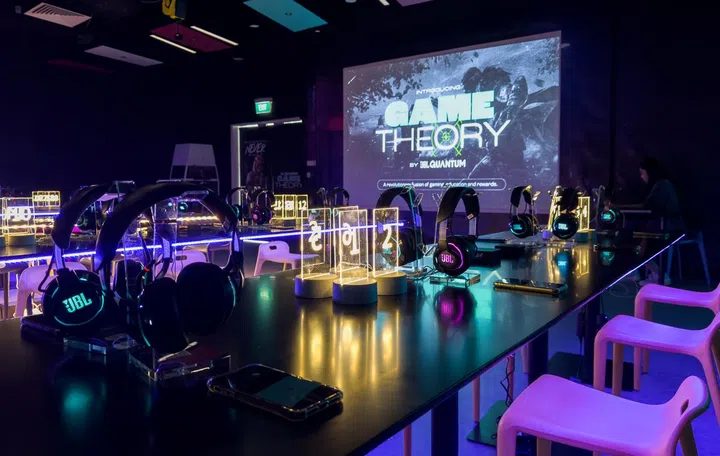 JBL Quantum Game Theory activation at ITE College East.