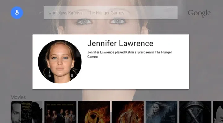 Not sure which actor stars in your favorite show? Just ask your Android TV.