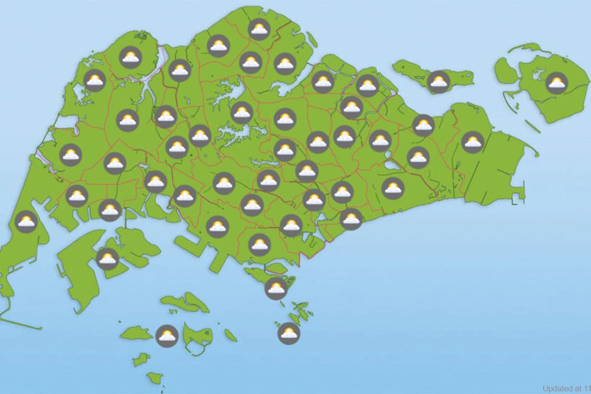 Looks like it will be mostly cloudy. Photo: MSS