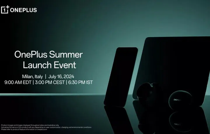 OnePlus will unveil a new smartphone, smartwatch, wireless earbuds and the Pad 2 on 16 July.