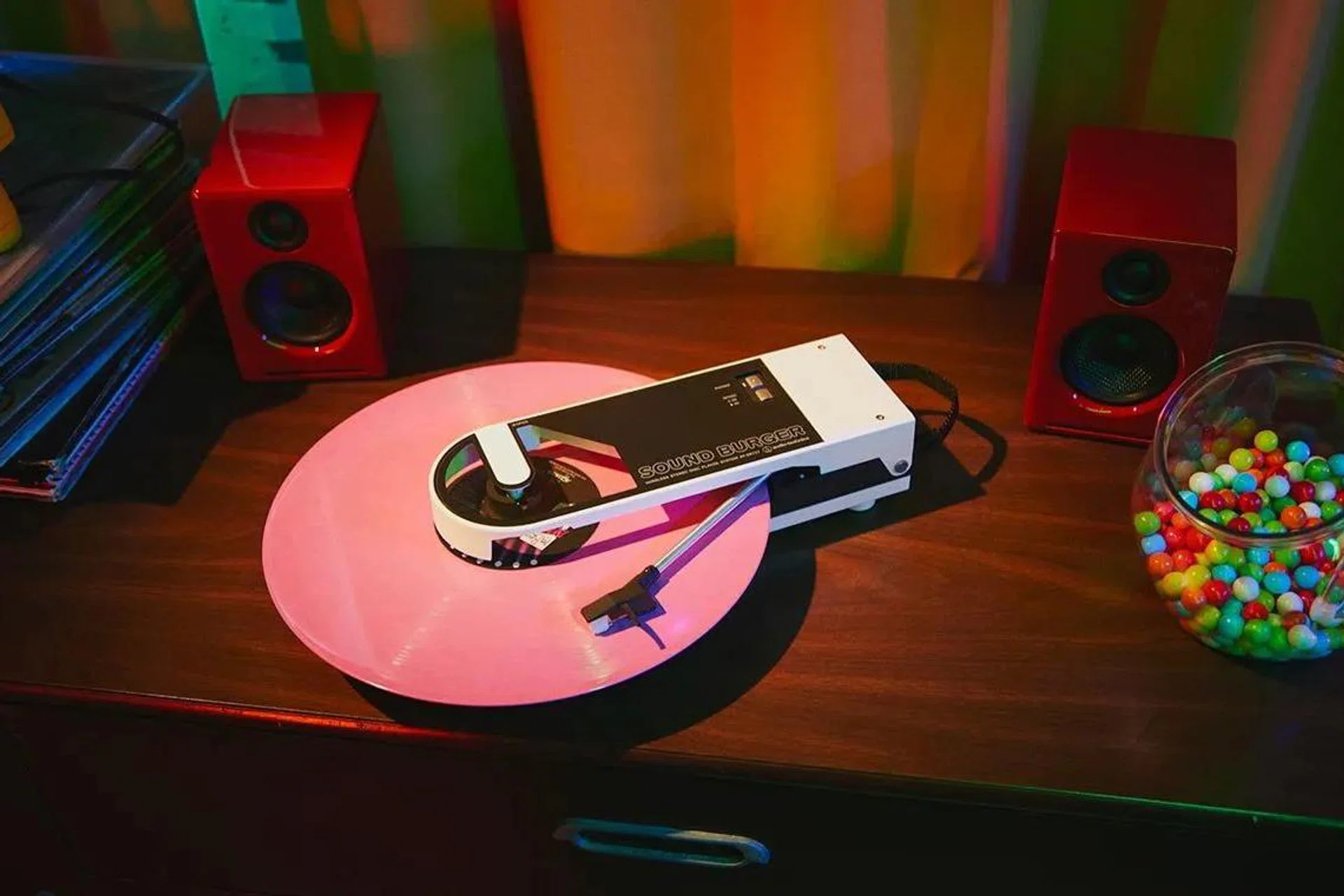 How about a portable record player for music-loving dads? Image: Audio-Technica
