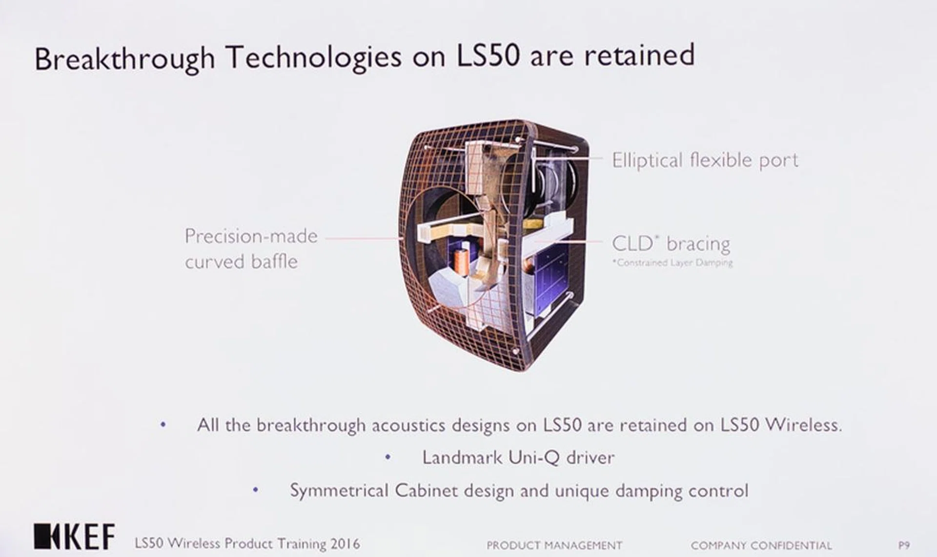 You will again get theUni-Q drivers in the LS50 Wireless.