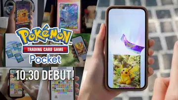 Pokémon Trading Card Game Pocket, now available on Android and iOS. Image: The Pokémon Company.