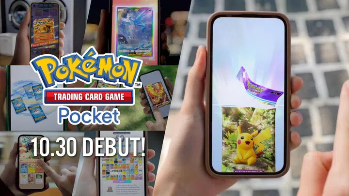 Pokémon Trading Card Game Pocket, now available on Android and iOS. Image: The Pokémon Company.
