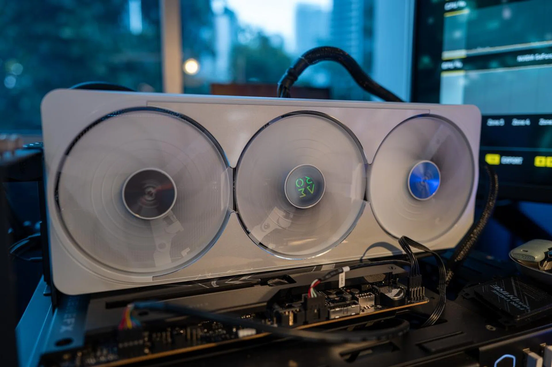 We could be wrong, but the 5070 Ti Aero could be one of the coolest cards from this GPU series. Image: HWZ