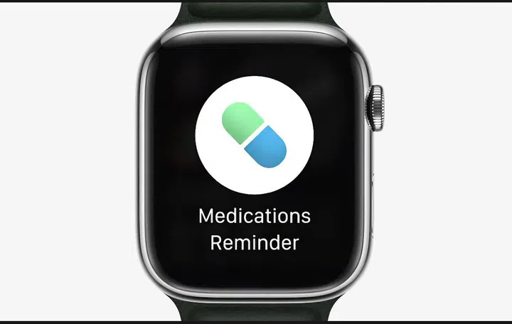 Create your own customised medicine schedule. Image source: Apple. 