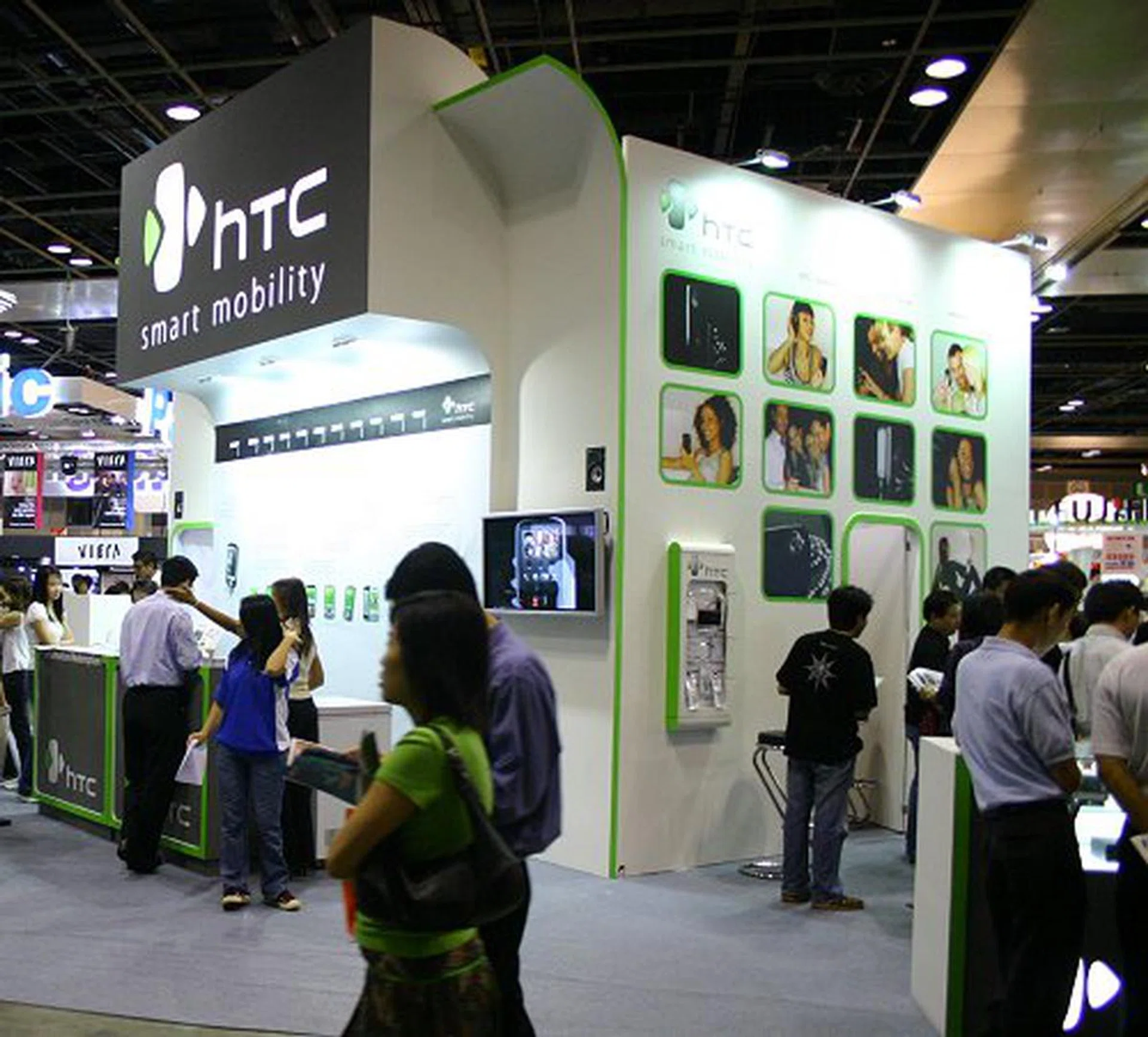  HTC showing up for the very first time following the acquisition of the Dopod brand and setting up a care centre in Singapore.  