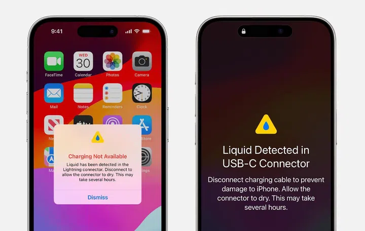 See this alert on your iPhone? Do not put it in a bag of rice!
