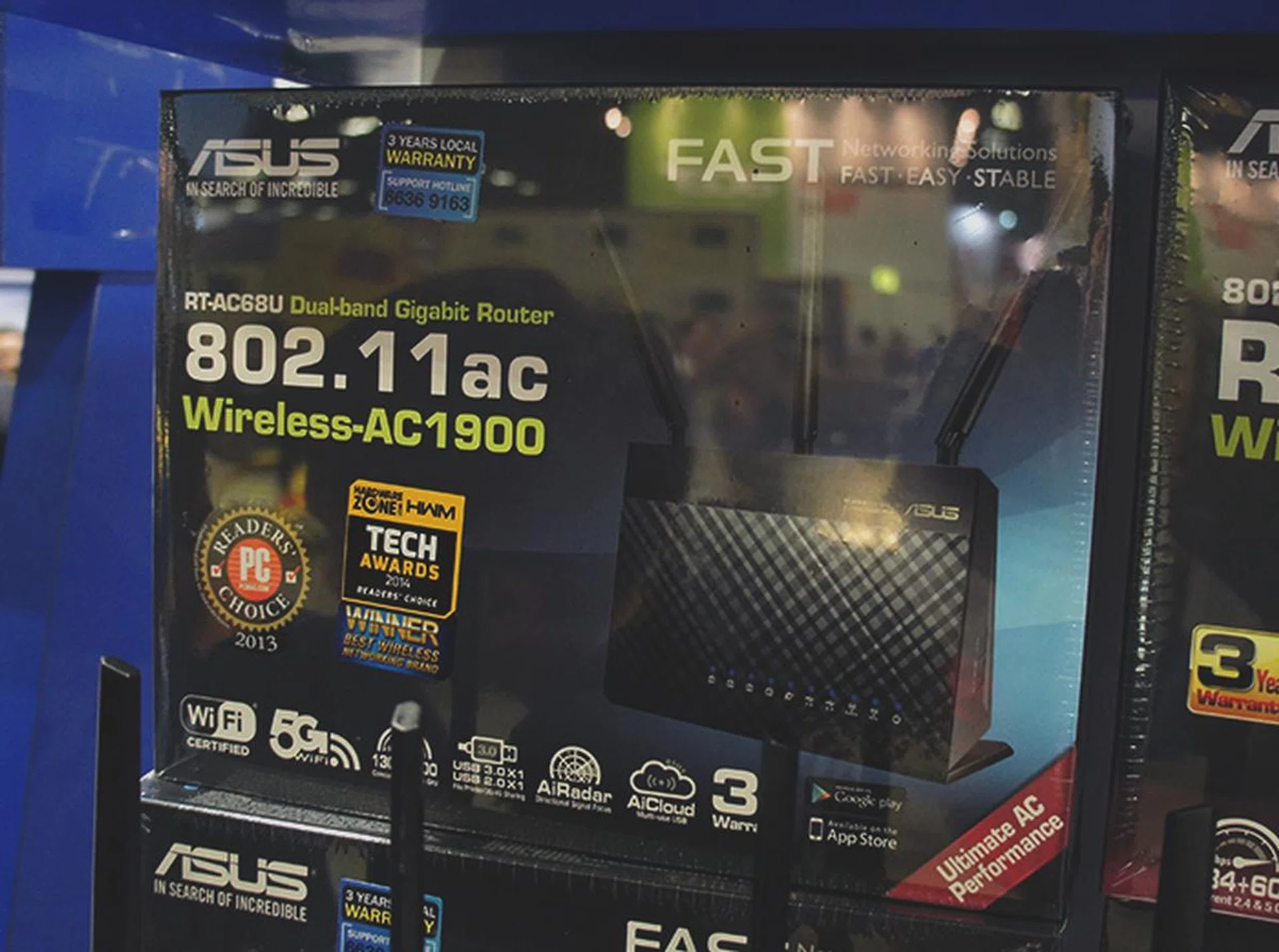 The RT-AC68U is one of the fastest Wireless-AC routers we have ever tested, and it is going for $329. Comes with a free 16GB thumb drive worth $15 and McAfee Internet Security worth $59.