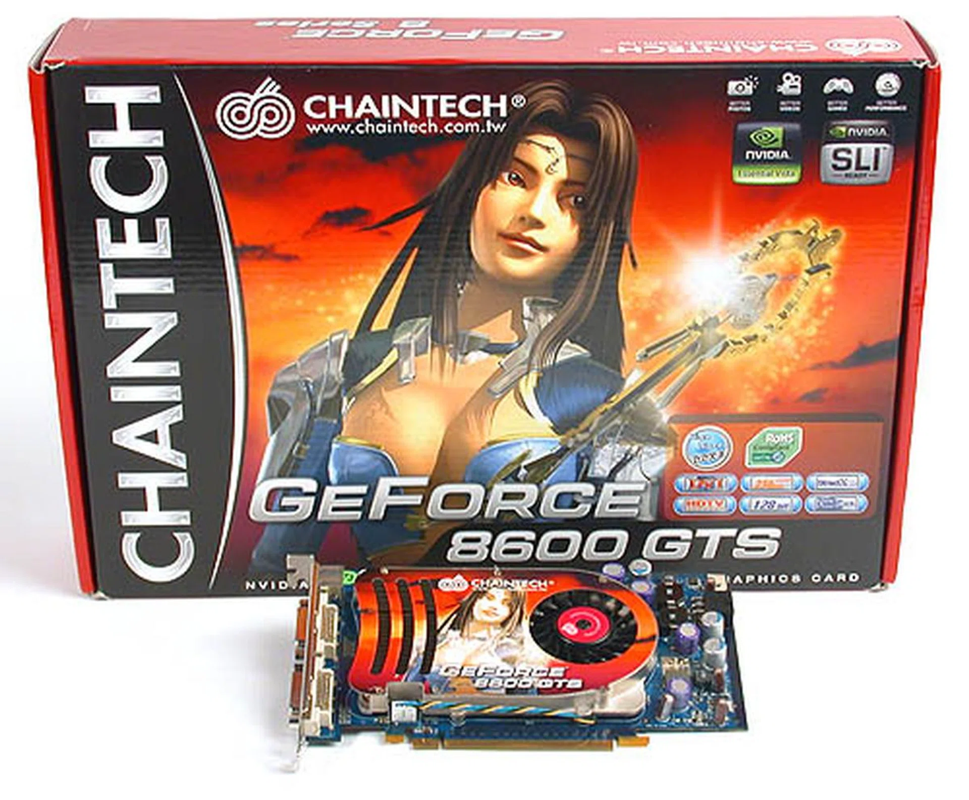 The Chaintech GeForce 8600 GTS 256MB.