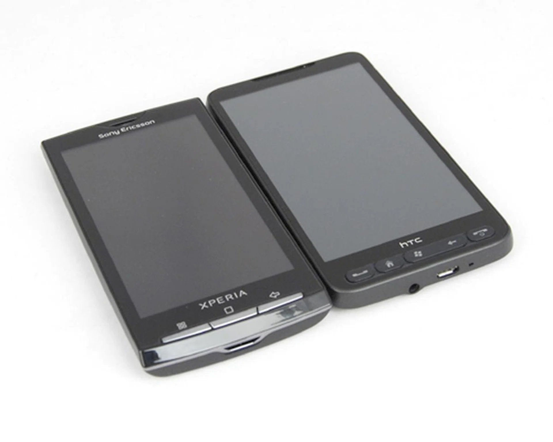 While Android devices are usually at an affordable range, the Sony Ericsson Xperia X10 is on the same price range as the HTC HD2, albeit with a smaller screen.