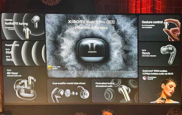 Xiaomi Buds 5 Pro (Wi-Fi). Photo: HWZ.