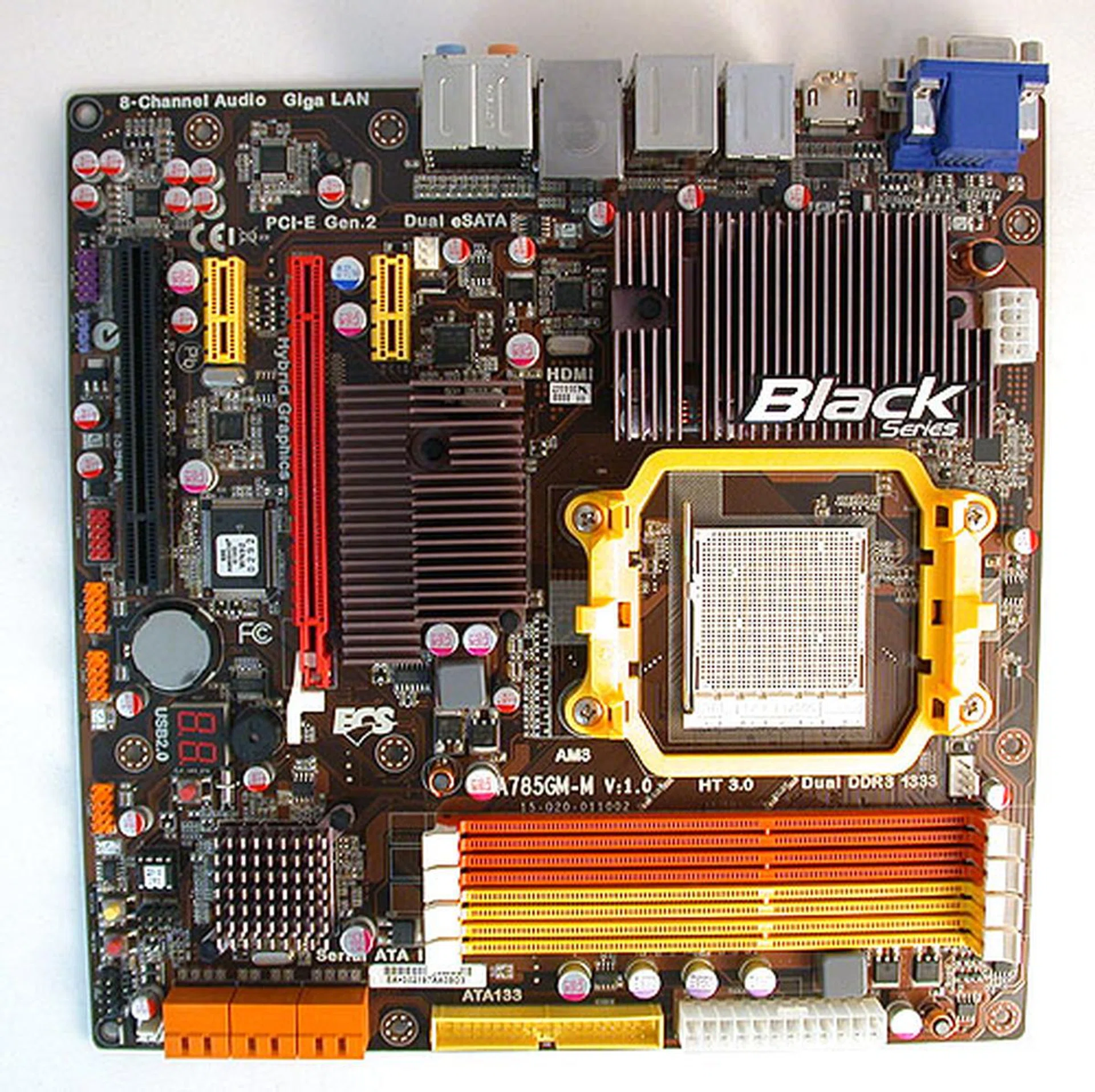 ECS has an interesting 785G board here that could prove to be the dark horse in our comparison. 