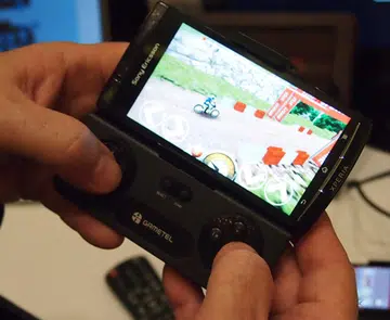 The Gametel wireless Bluetooth controller is compatible with iOS and Android devices.
