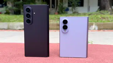 The rear view of the Samsung Galaxy Z Fold8 Ultra and Galaxy Z Fold8.
