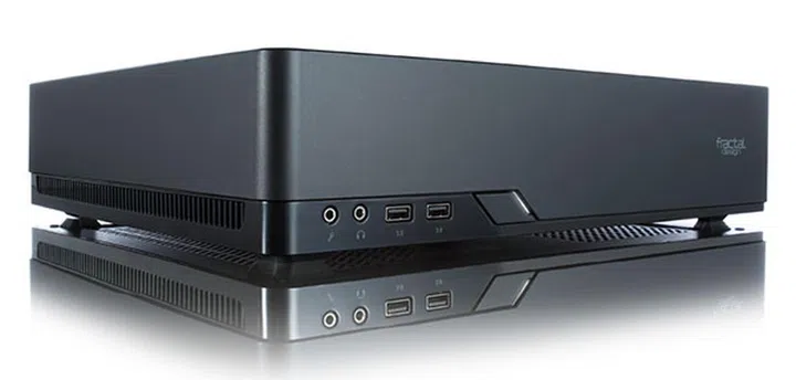 The Node 202 can be placed either horizontally or vertically. (Image Source: Fractal Design)
