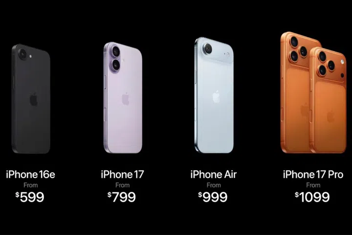 iPhone 17 series US pricing