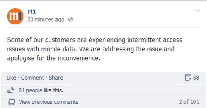 Image source: M1 Facebook Page