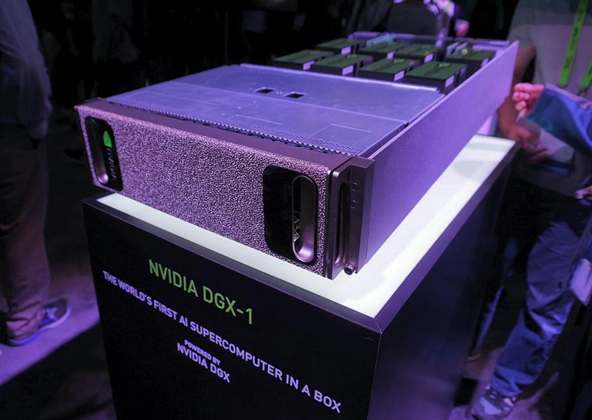 At the very top of the chain, you’ll want NVIDIA’s DGX-1, a supercomputer designed for deep learning.
