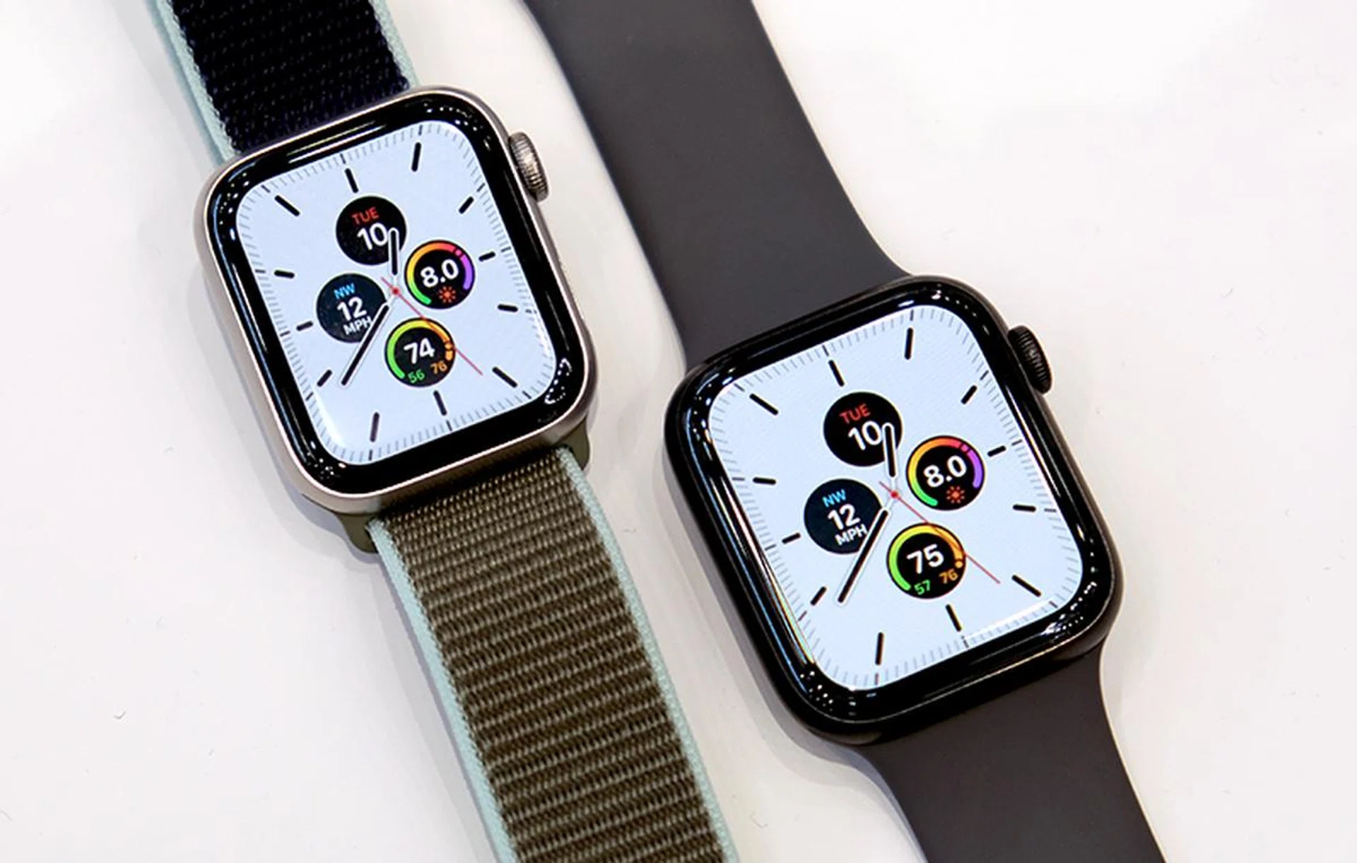 The Apple Watch Series 5 now has a display that never turns off.