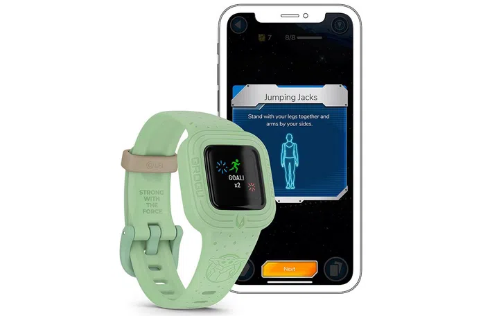 The Grogu-themed Vivofit Jr 3.