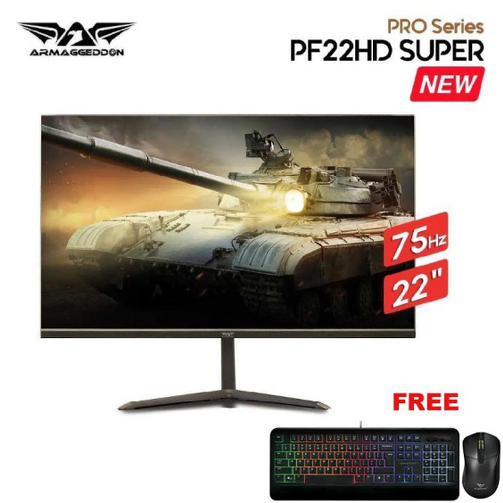 The 23.8-inch Armaggeddon Pixxel monitor