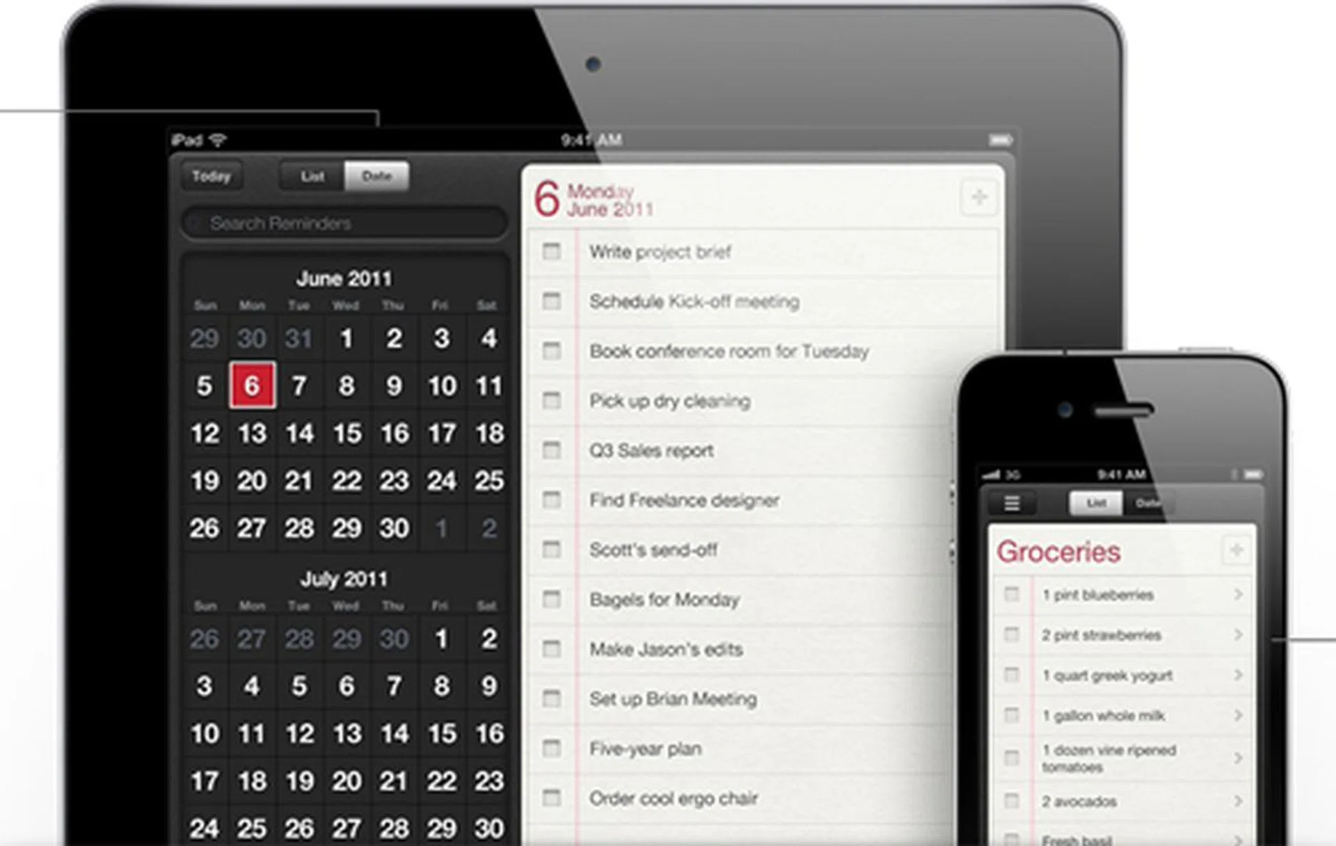 Reminders that alert you based on your location. Now that is interesting, if the location accuracy works fine.