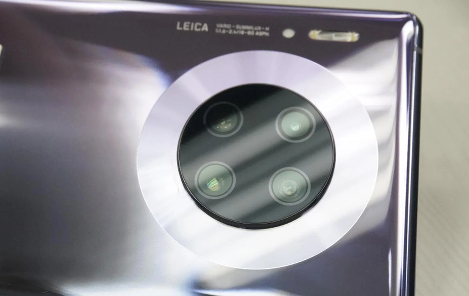 Top left: 8MP Telephoto Top Right: 3D Depth sensing Bottom Left: 40MP Supersensing Wide Bottom Right: Ultra-Wide Cine