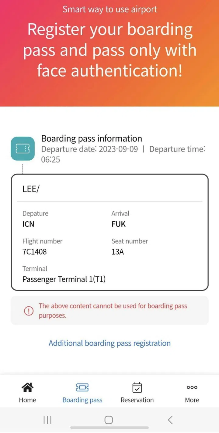 Registration for the SmartPass ID can be done via the mobile phone app or at selected self-service check-in kiosks at the airport. (Image source: WENDY TEO)