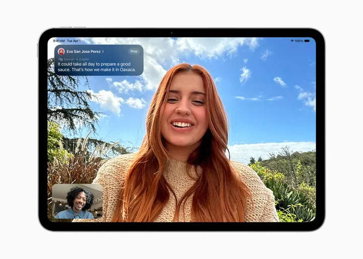 Live Translation in iPadOS 26. Photo: Apple.