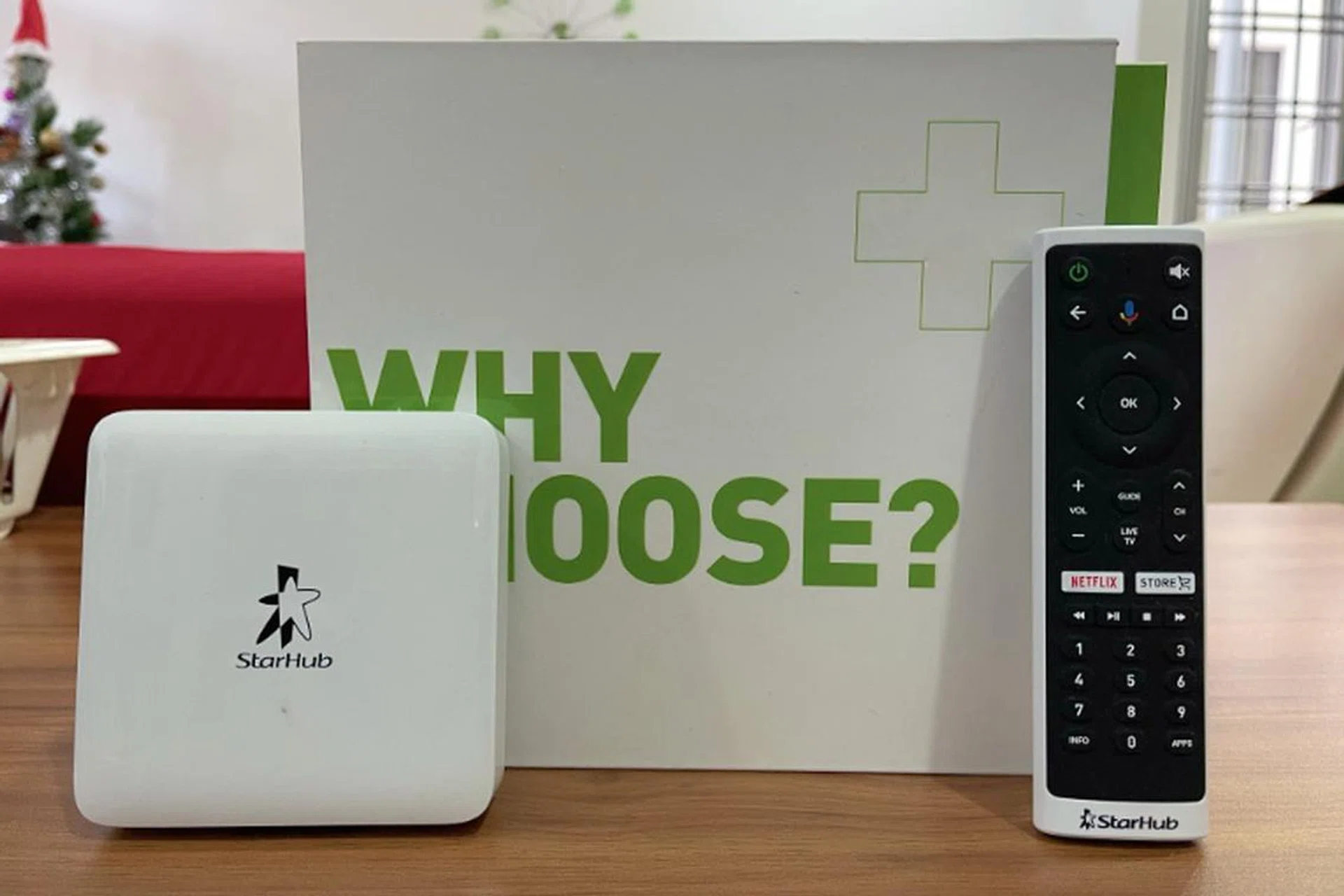 The box we received for our testing. 