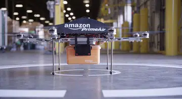 Delivery drone for Amazon Prime Air. (Image Source: Forbes)