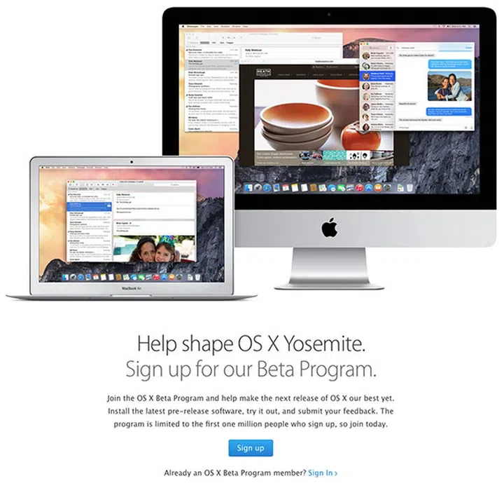 (Screengrab from Apple's website.)