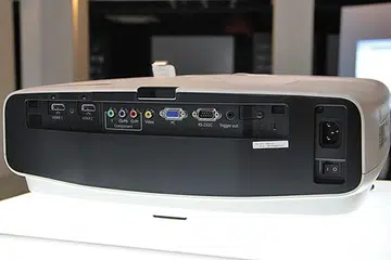A high-end home theater projector, there's no lack of connectivity options on the EH-TW8100W. D-Sub, component, composite, HDMI (two), and RS-232C are all accounted for. 