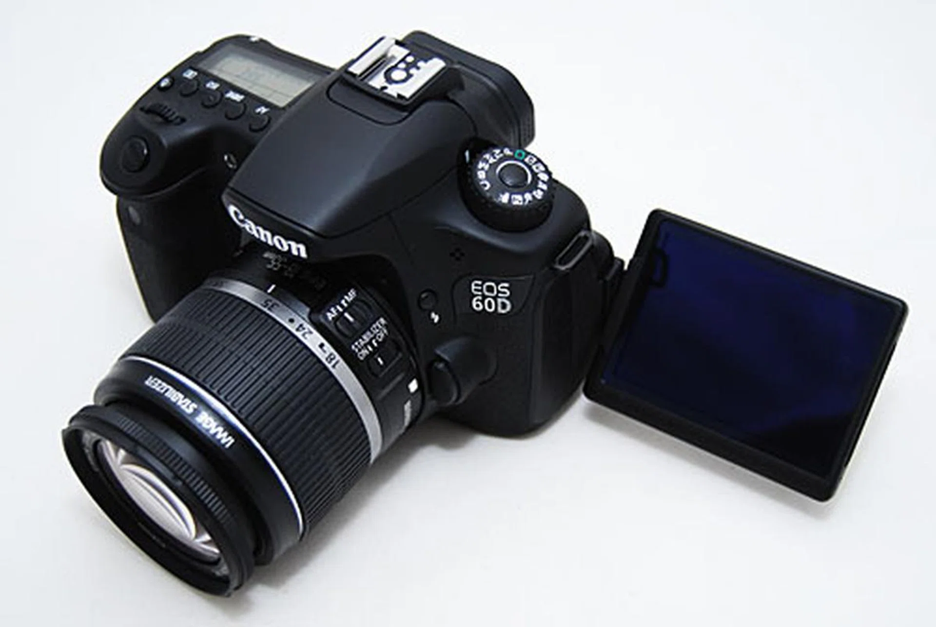 The swivel screen gives you more angles to work from.