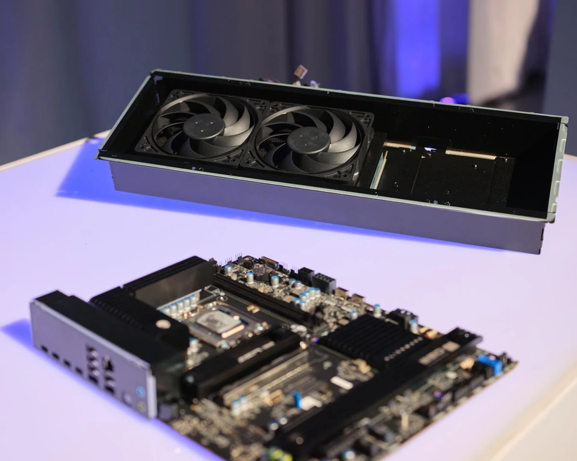 Some components of the Area-51 Desktop. Photo: Dell.