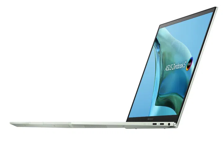 The ZenBook S 13 OLED is just 14.9mm thick. (Image source: ASUS)